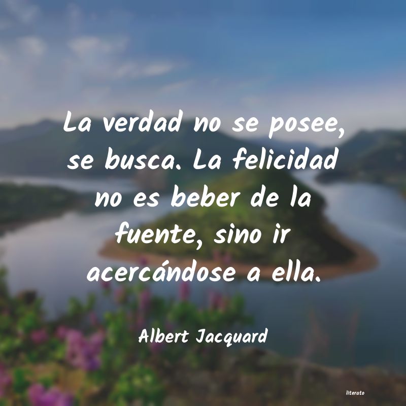 Frases de Albert Jacquard