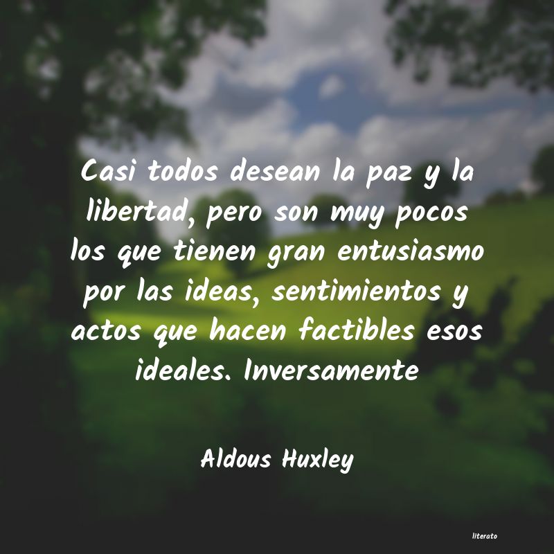 frases de Aldous Huxley