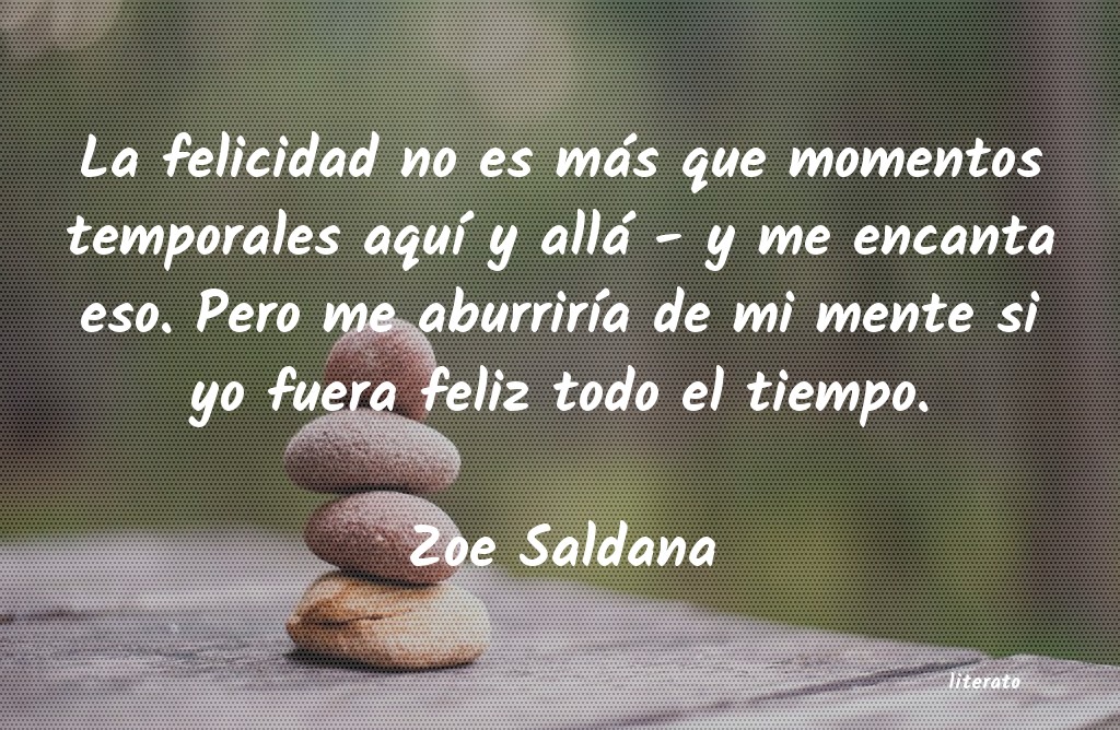 Frases de Zoe Saldana