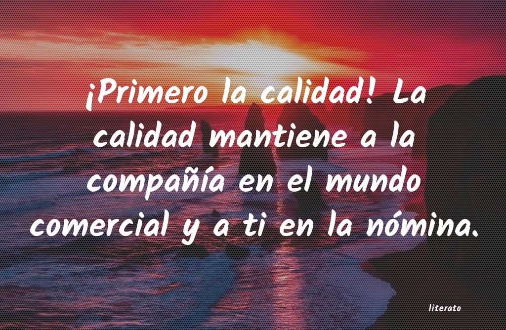 frases de calidad