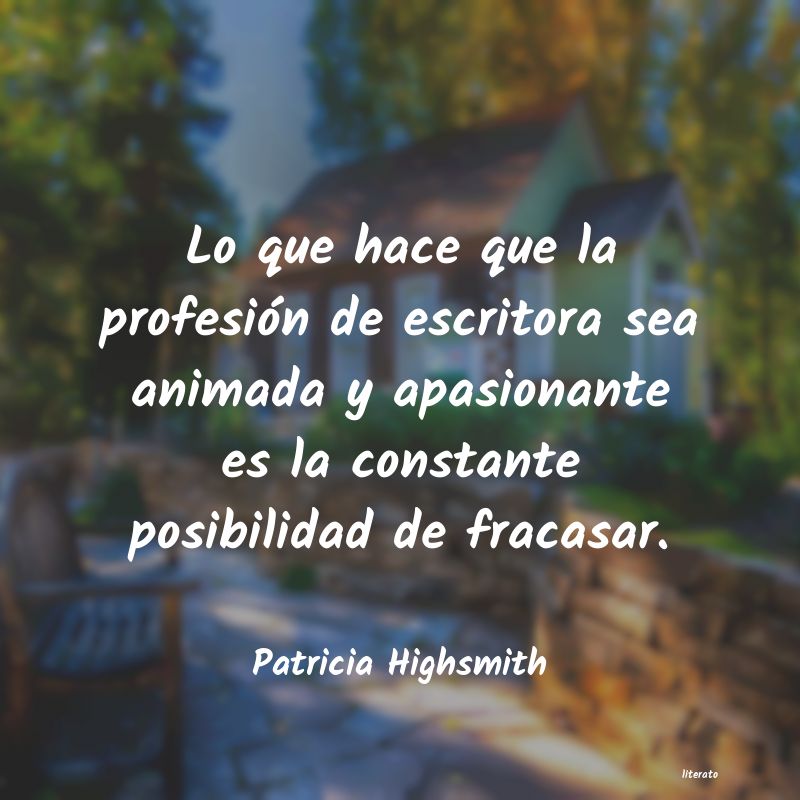 Frases de Patricia Highsmith