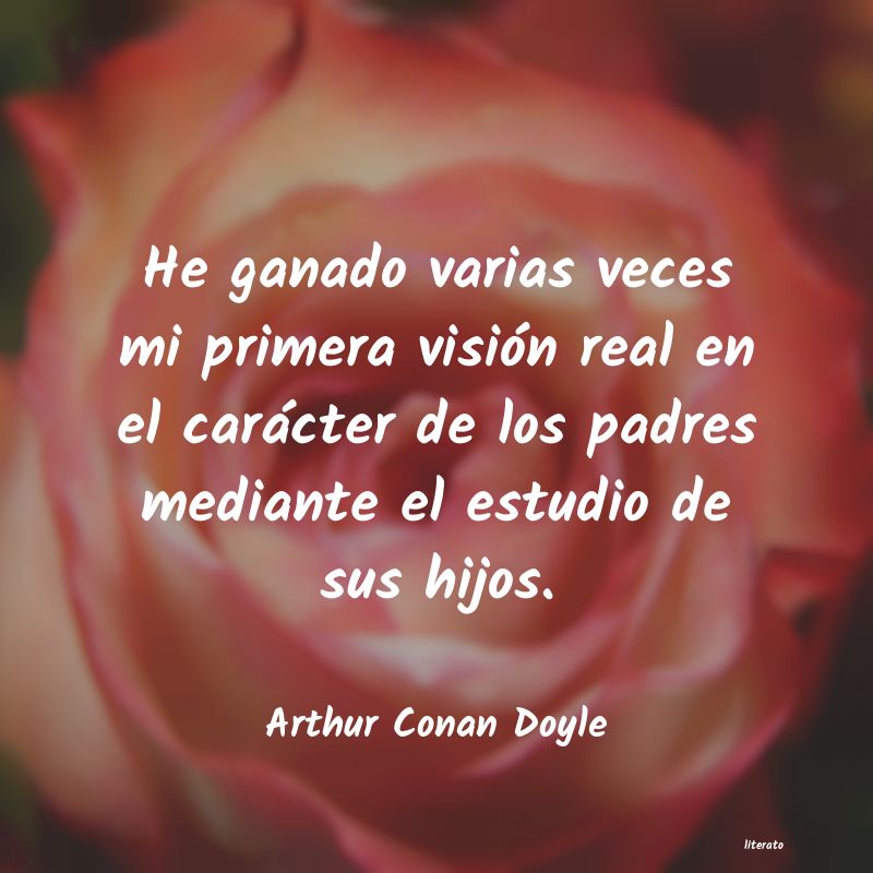 Frases de Arthur Conan Doyle