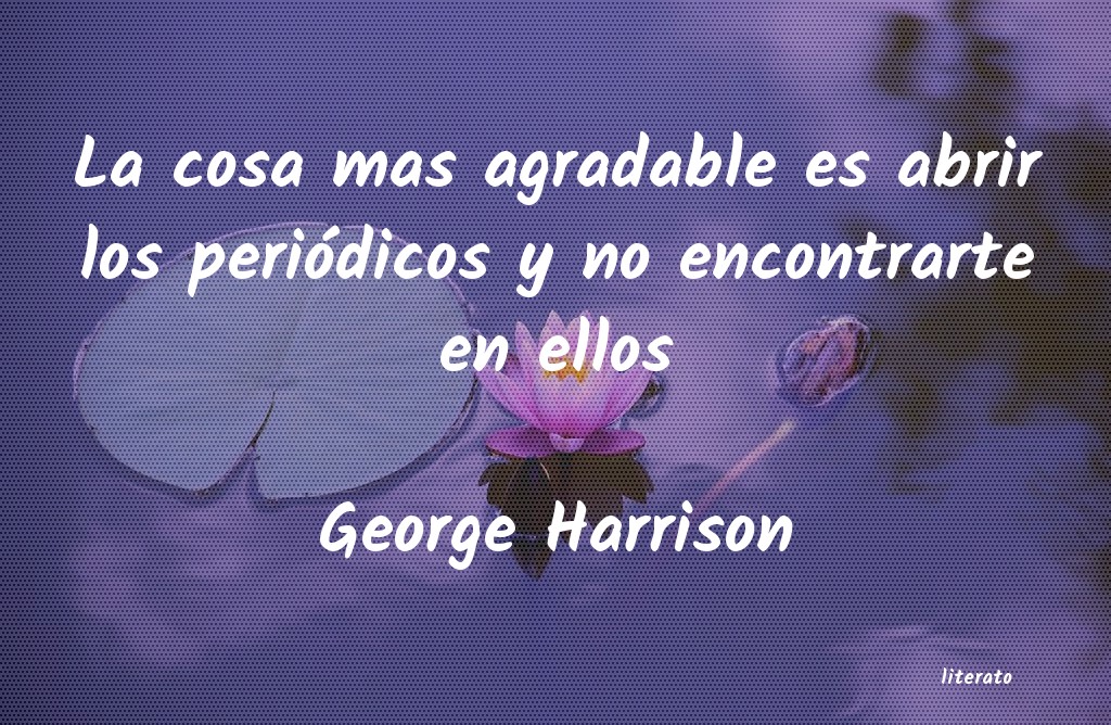 frases de George Harrison