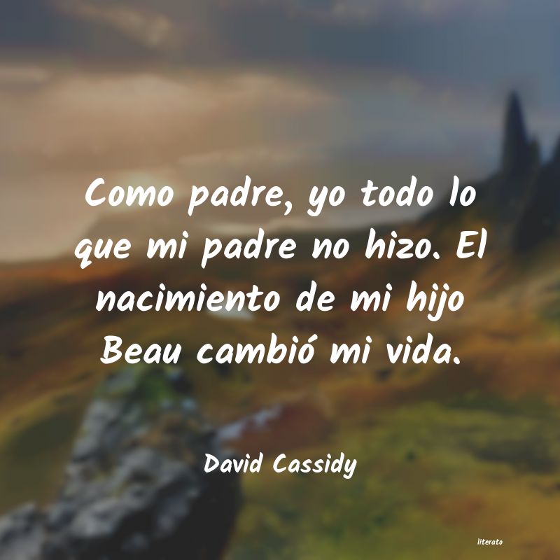 Frases de David Cassidy