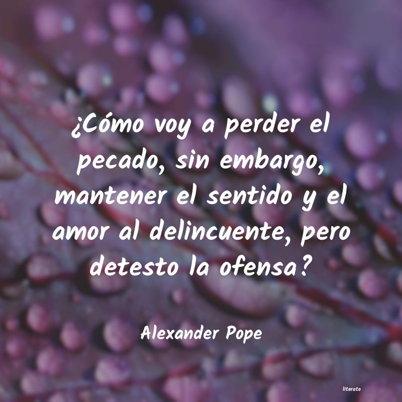 Frases de Alexander Pope