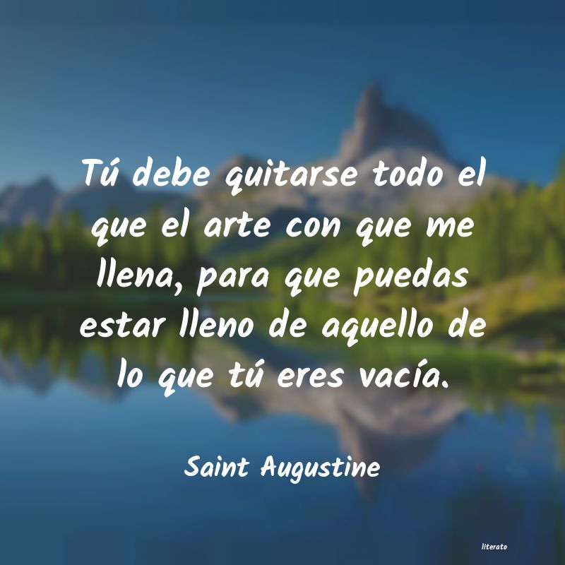 Frases de Saint Augustine