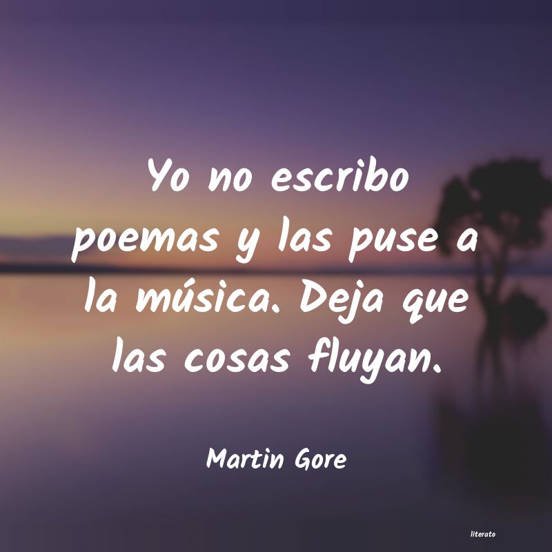 Frases de Martin Gore