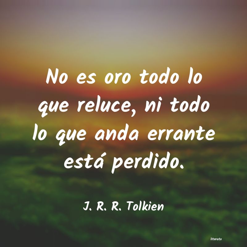 Frases de J. R. R. Tolkien