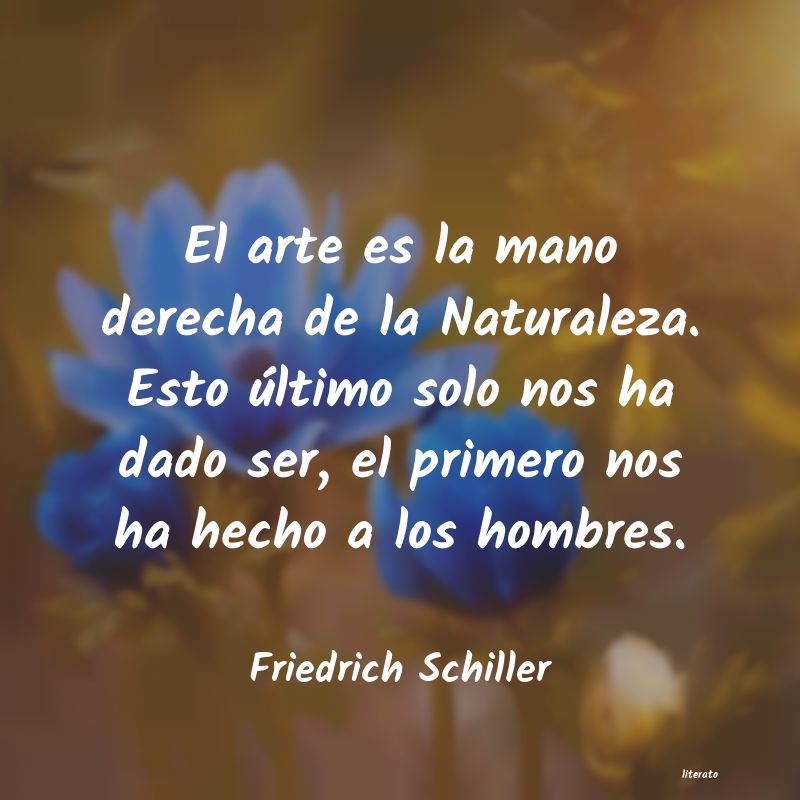 frases de Friedrich Schiller