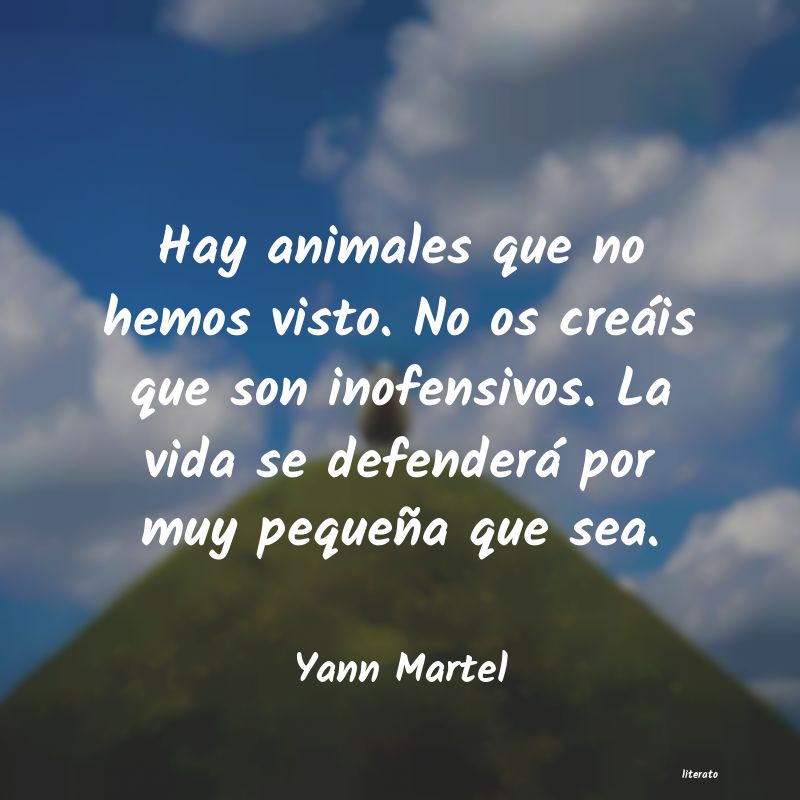frases de Yann Martel