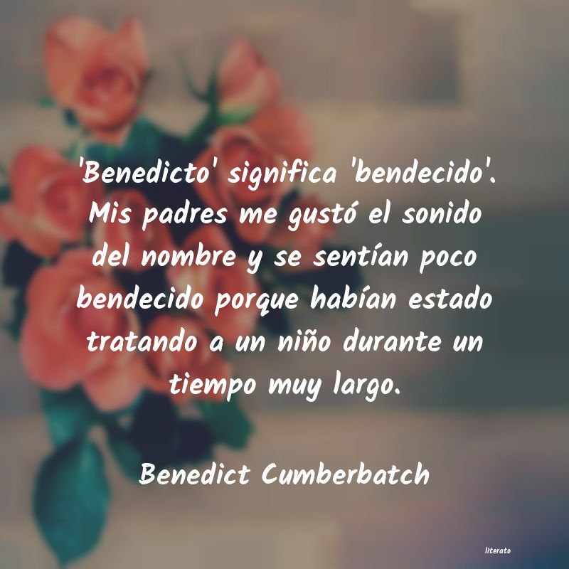 Frases de Benedict Cumberbatch