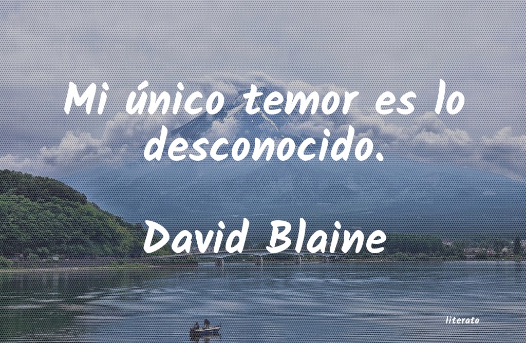 Frases de David Blaine