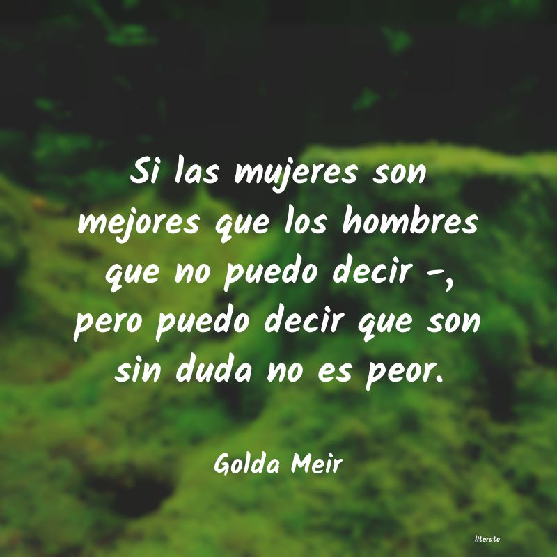 Frases de Golda Meir