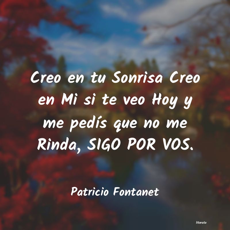 Frases de Patricio Fontanet