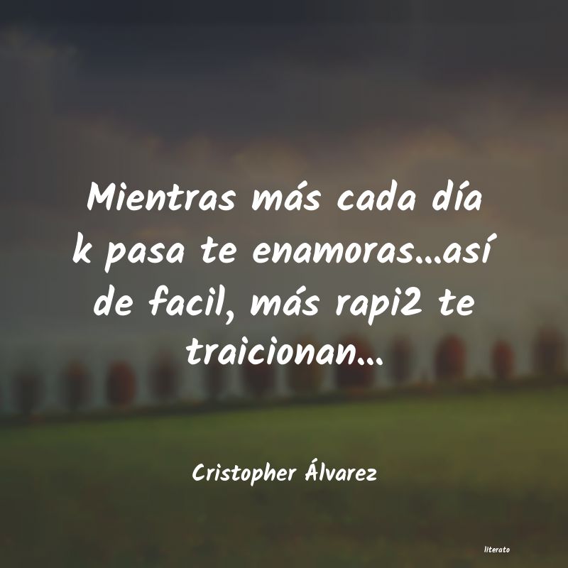 Frases de Cristopher Álvarez