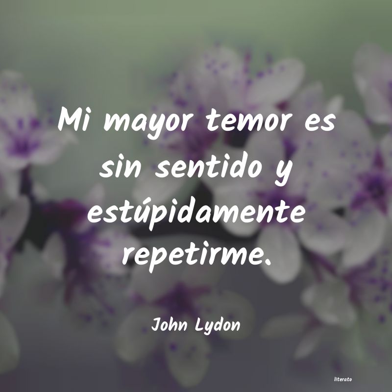 Frases de John Lydon