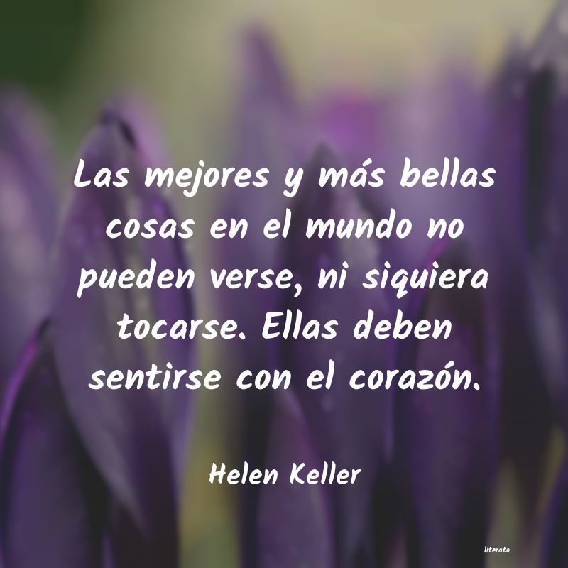 frases de Helen Keller
