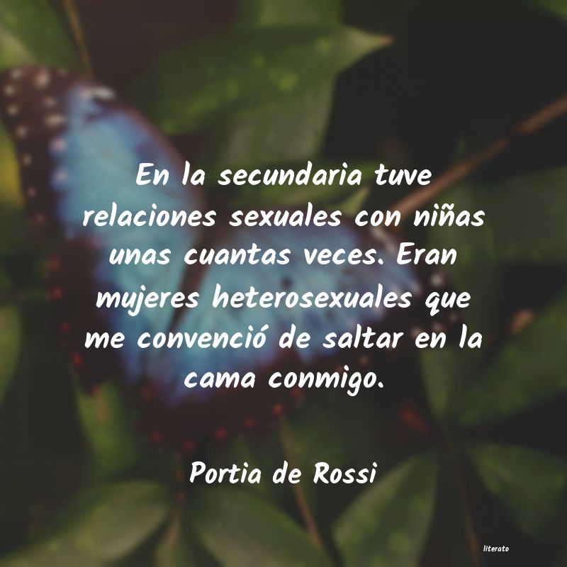 Frases de Portia de Rossi