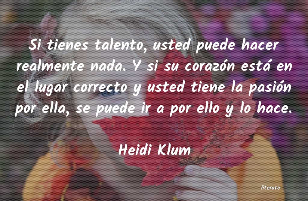 Frases de Heidi Klum