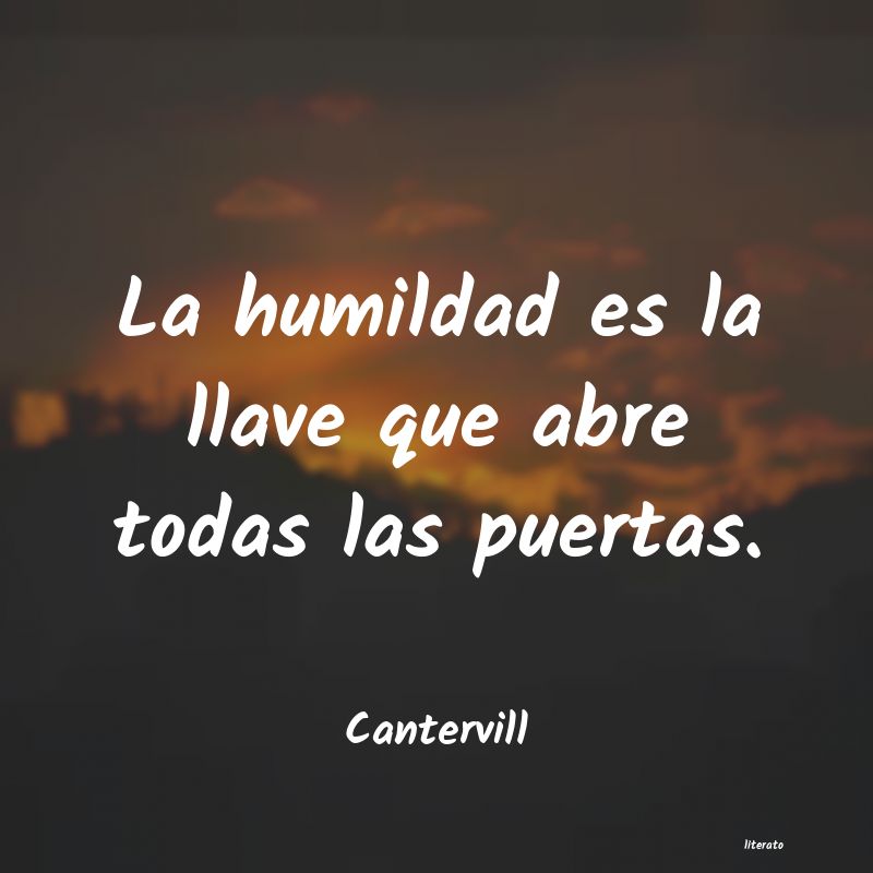 frases de Cantervill