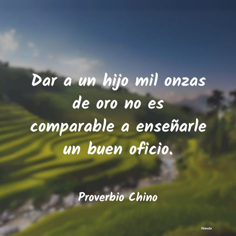 Frases de Proverbio Chino