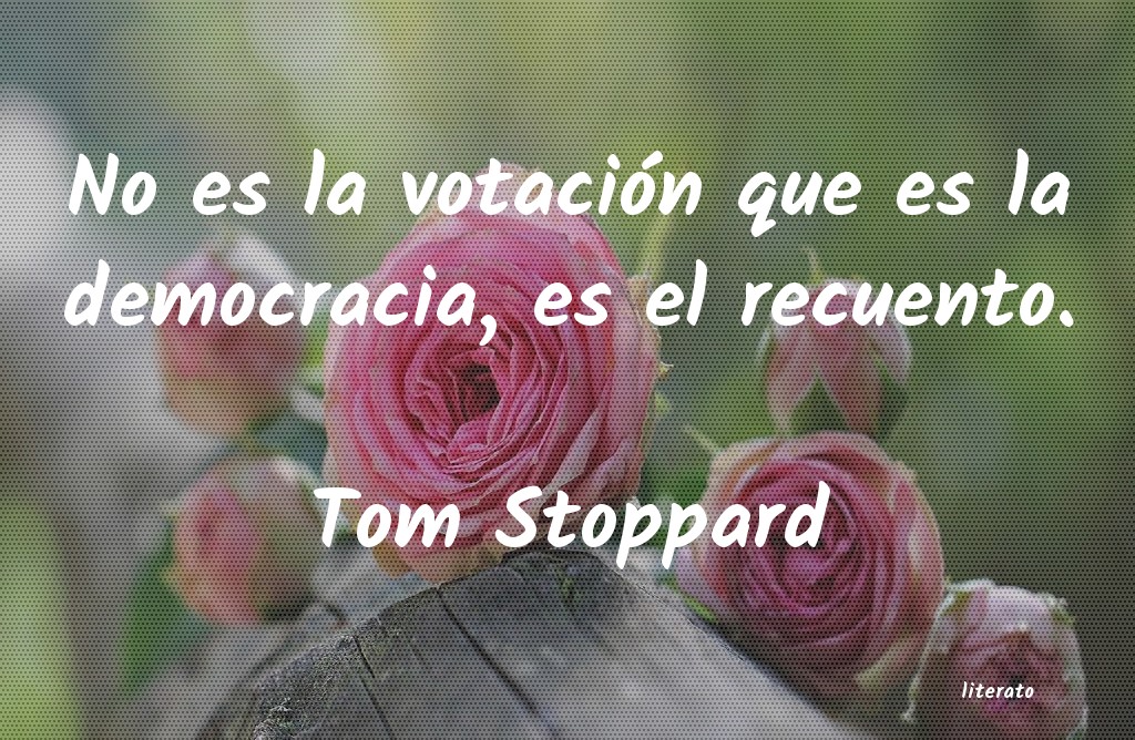 Frases de Tom Stoppard