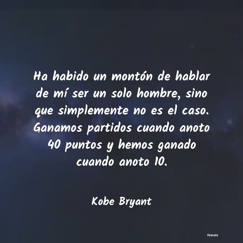 frases de Kobe Bryant