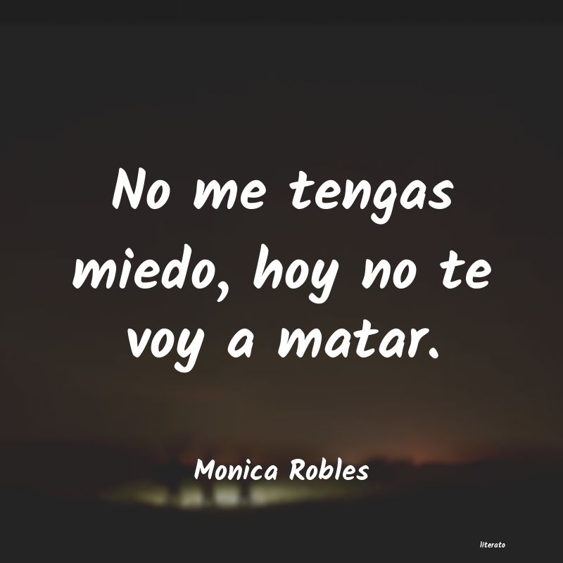 Frases de Monica Robles