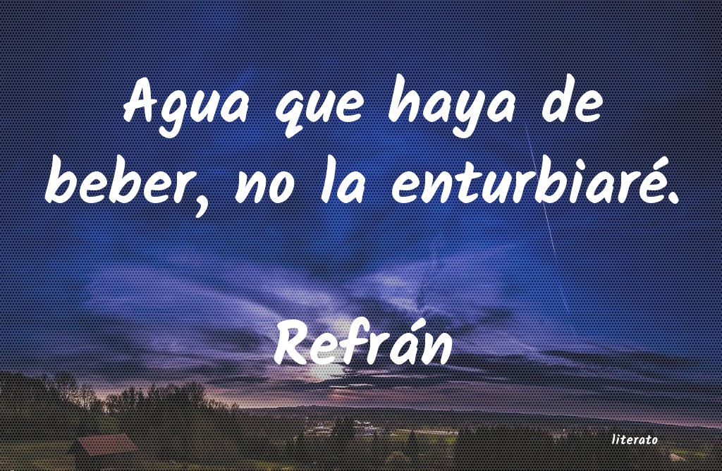 Frases de Refrán