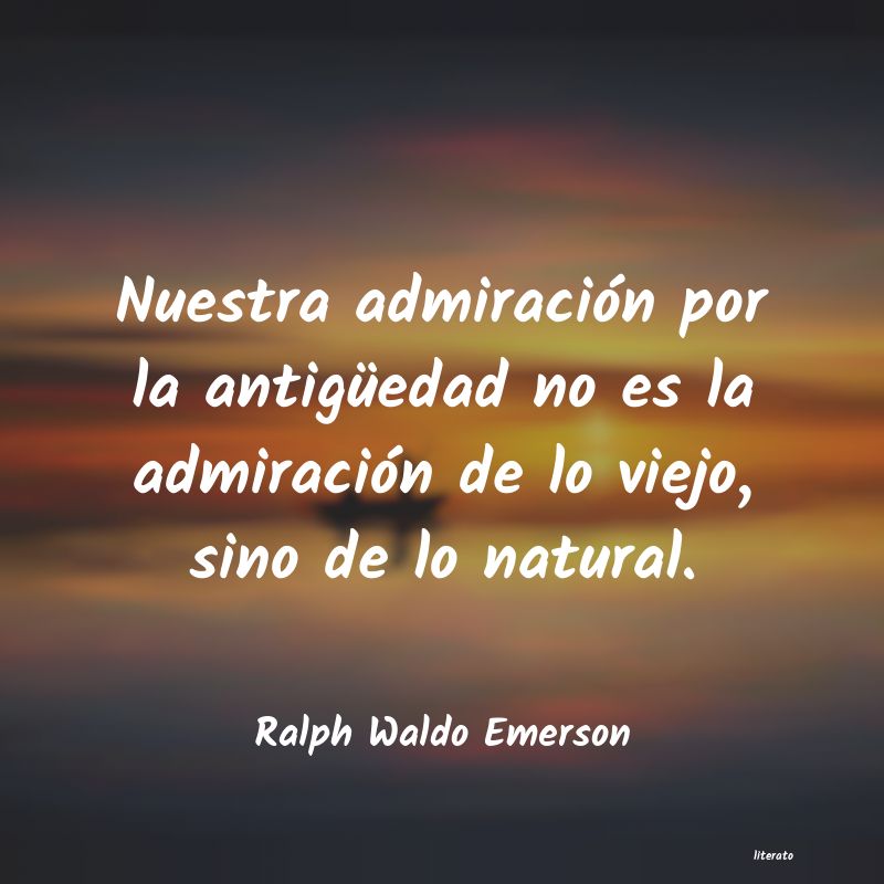 Frases de Ralph Waldo Emerson