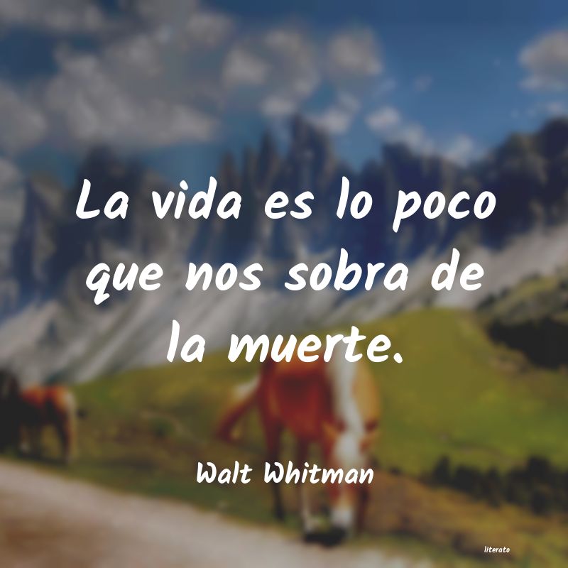 Frases de Walt Whitman