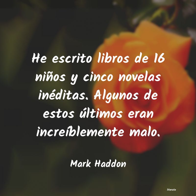 Frases de Mark Haddon