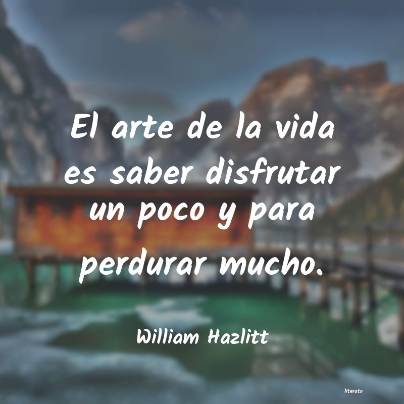 Frases de William Hazlitt