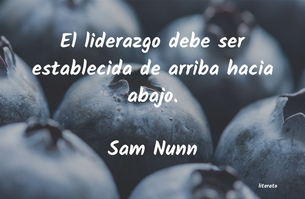 Frases de Sam Nunn