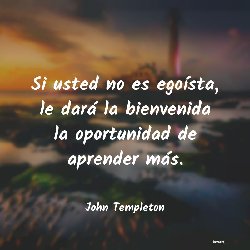 Frases de John Templeton