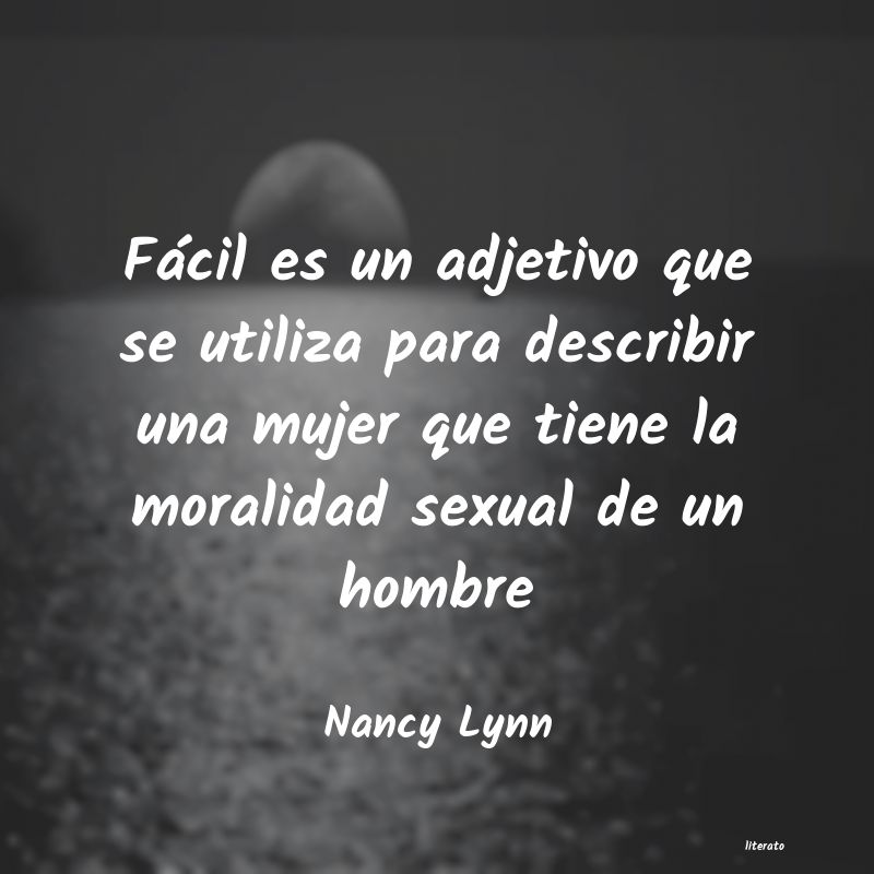 frases de Nancy Lynn