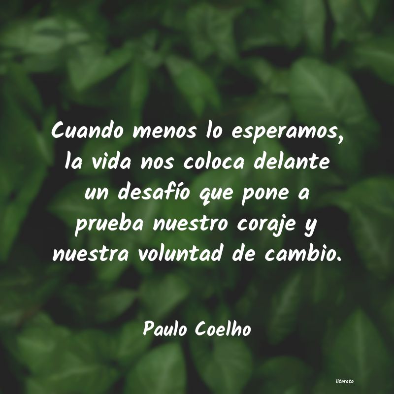 La vida nos pone pruebas frases - Literato La vida nos pone pruebas frases - Literato