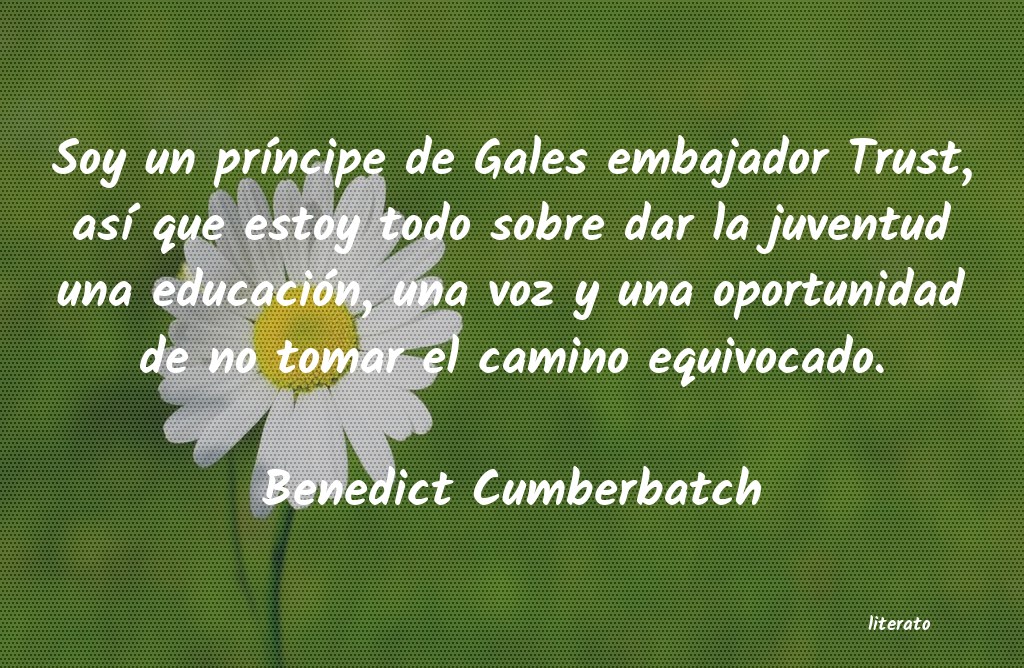 Frases de Benedict Cumberbatch