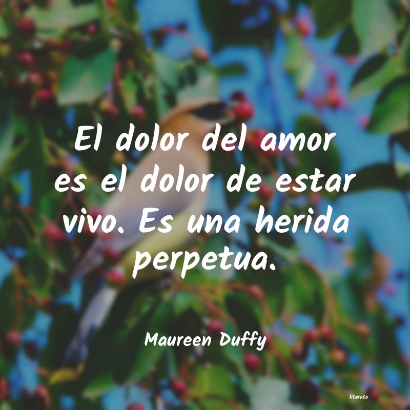 frases de Maureen Duffy
