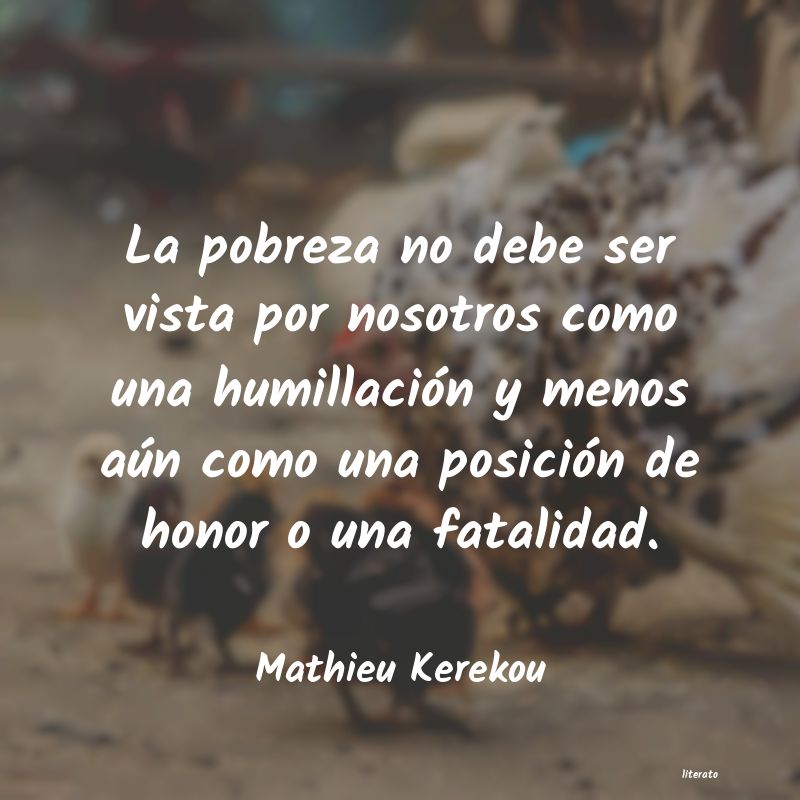 frases de Mathieu Kerekou