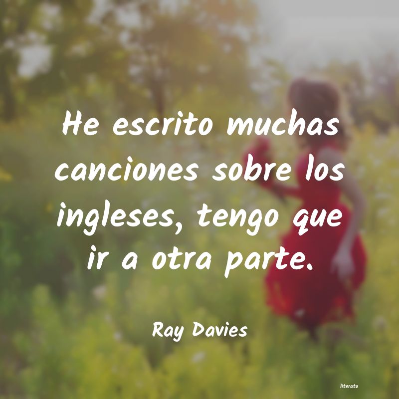 Frases de Ray Davies