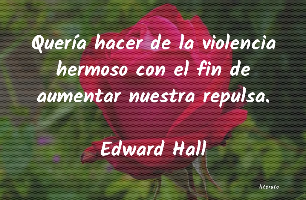 frases de Edward Hall