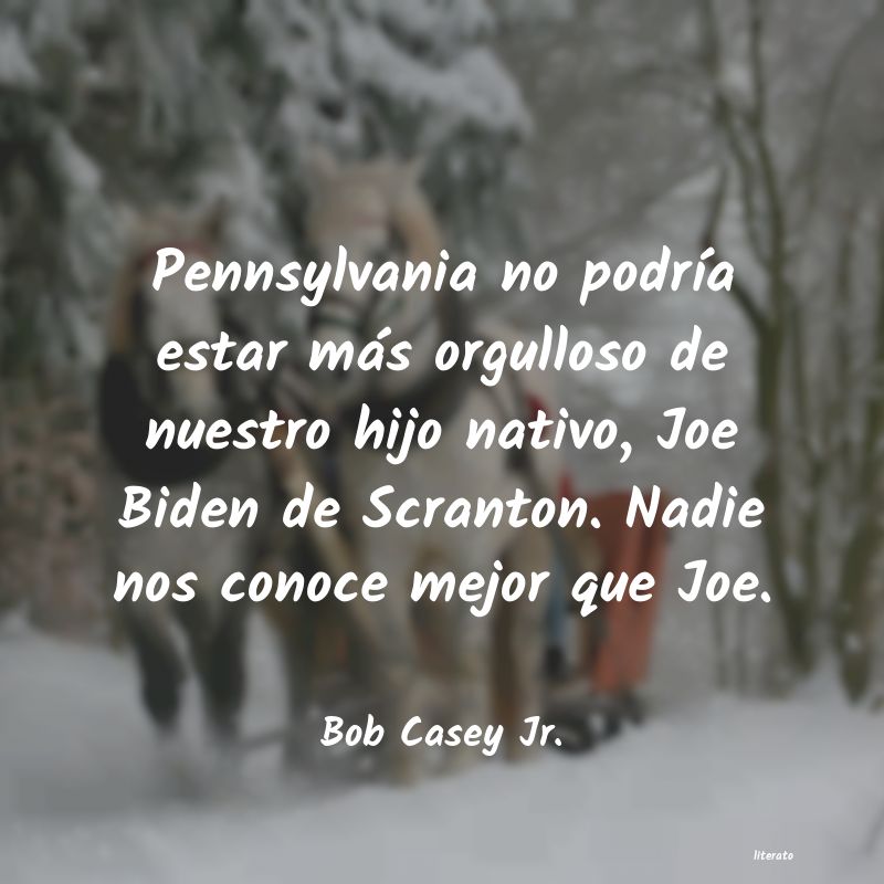 Frases de Bob Casey Jr.