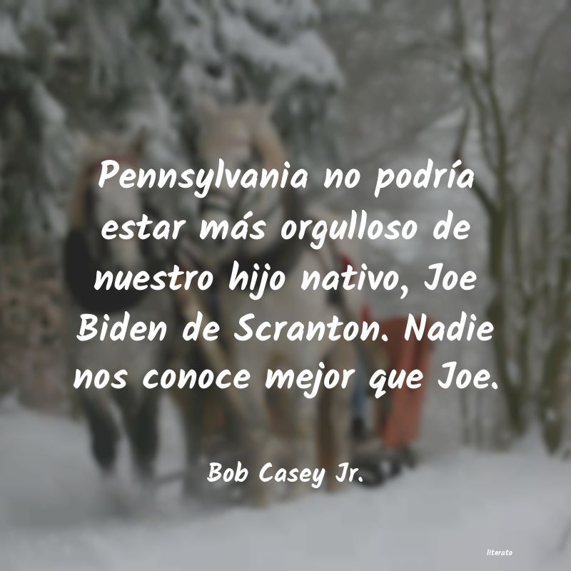 frases de Bob Casey Jr.