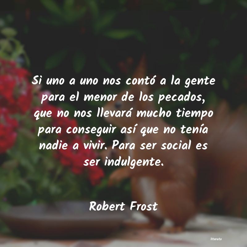 frases de Robert Frost
