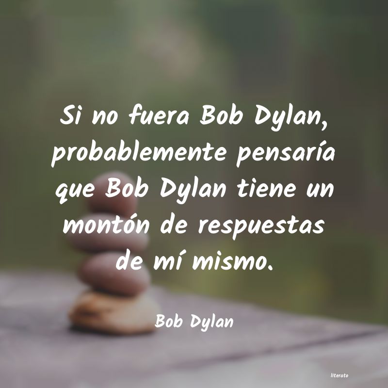 frases de Bob Dylan