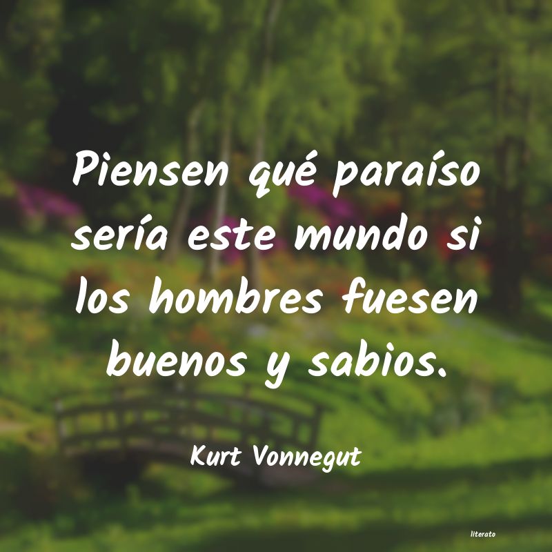 Frases de Kurt Vonnegut