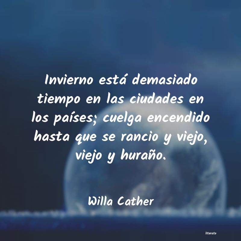 Frases de Willa Cather