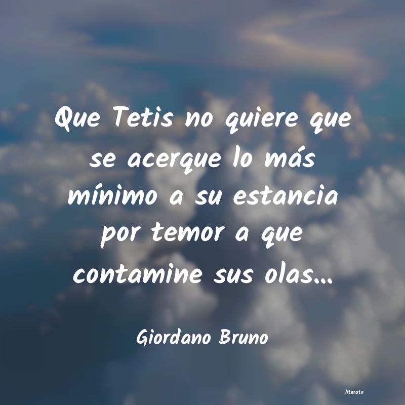 Frases de Giordano Bruno