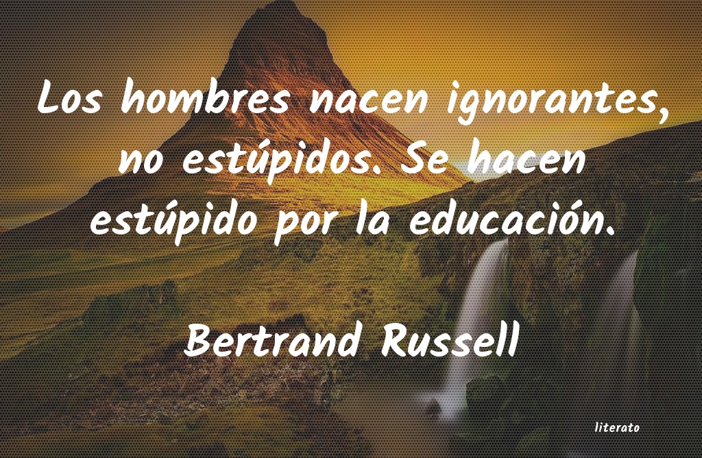 frases de Bertrand Russell